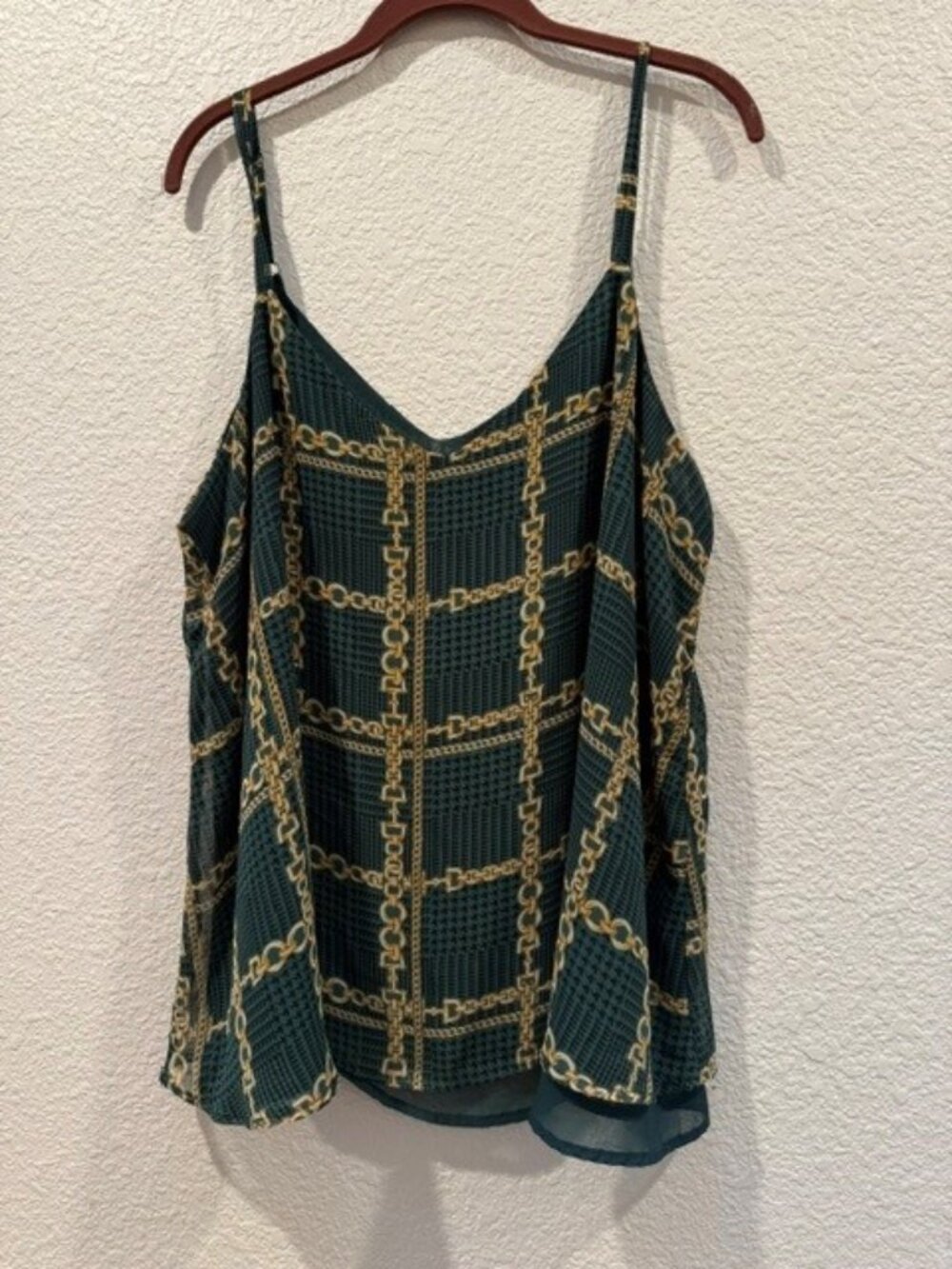 Torrid Double Layer Tank in Chain Link Pattern